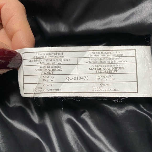 S13 New York Slate Gray Duck Down & Feathers Jacket Size Medium - Picture 11 of 11